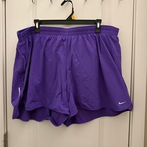 Nike Women's Purple Athletic Running Shorts